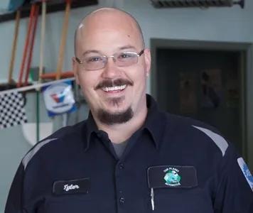 Tyler Dowling, Co-owner and ASE-certified Master Technician